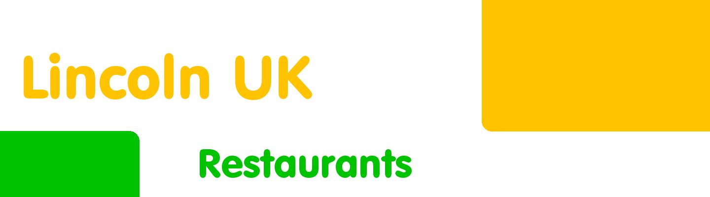 Best restaurants in Lincoln UK - Rating & Reviews